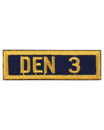 Cub Scout Den Numeral 3